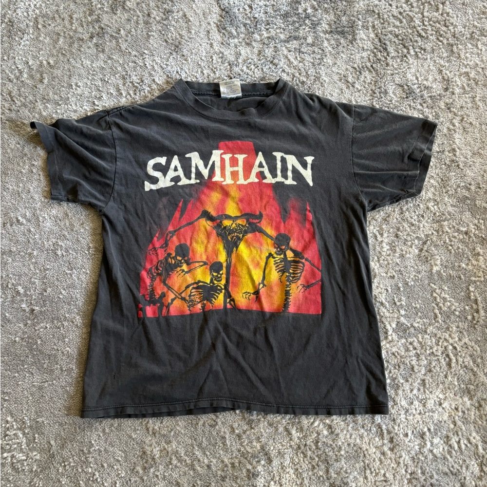 Rar 90’ Samhain November Coming Fire T Shirt Danzig Misfits